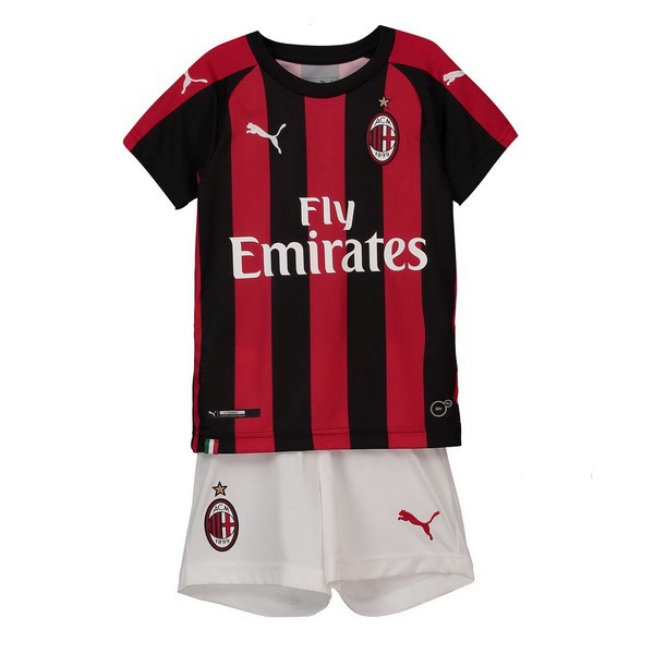 Maillot Football AC Milan Domicile Enfant 2018-19 Rouge